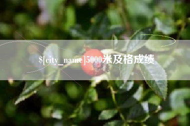 汉中5000米及格成绩