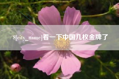 汉中看一下中国几枚金牌了
