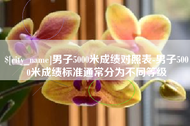 汉中男子5000米成绩对照表-男子5000米成绩标准通常分为不同等级