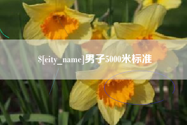汉中男子5000米标准