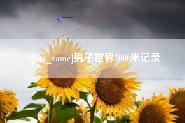 汉中男子世界5000米记录