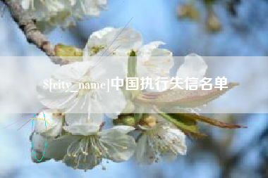 汉中中国执行失信名单
