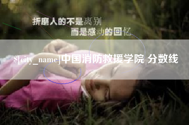 汉中中国消防救援学院 分数线