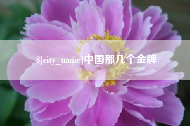 汉中中国那几个金牌