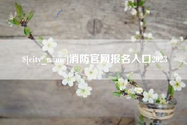 汉中消防官网报名入口2023