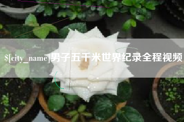 汉中男子五千米世界纪录全程视频