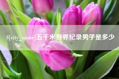 汉中五千米世界纪录男子是多少