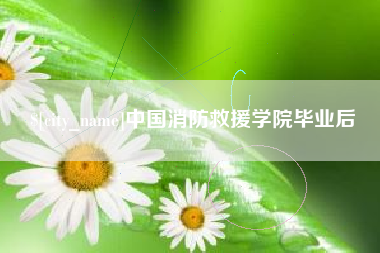 汉中中国消防救援学院毕业后