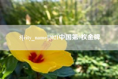 汉中2021中国第9枚金牌