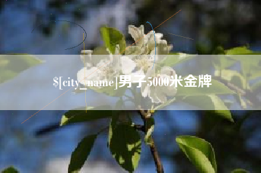 汉中男子5000米金牌