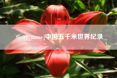 汉中中国五千米世界纪录