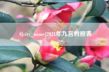 汉中2021年九宫对照表