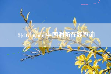 汉中中国消防在线查询