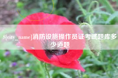 汉中消防设施操作员证考试题库多少道题